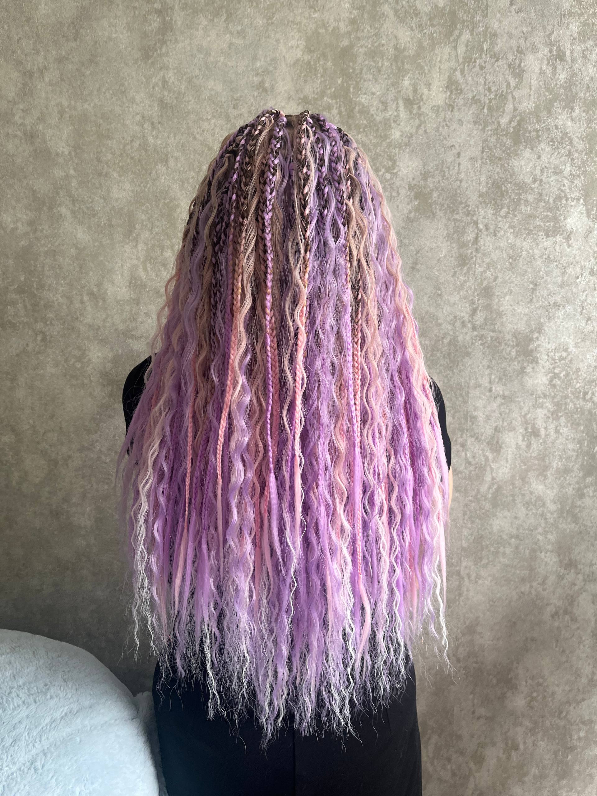 Boho braids, portfolio photo