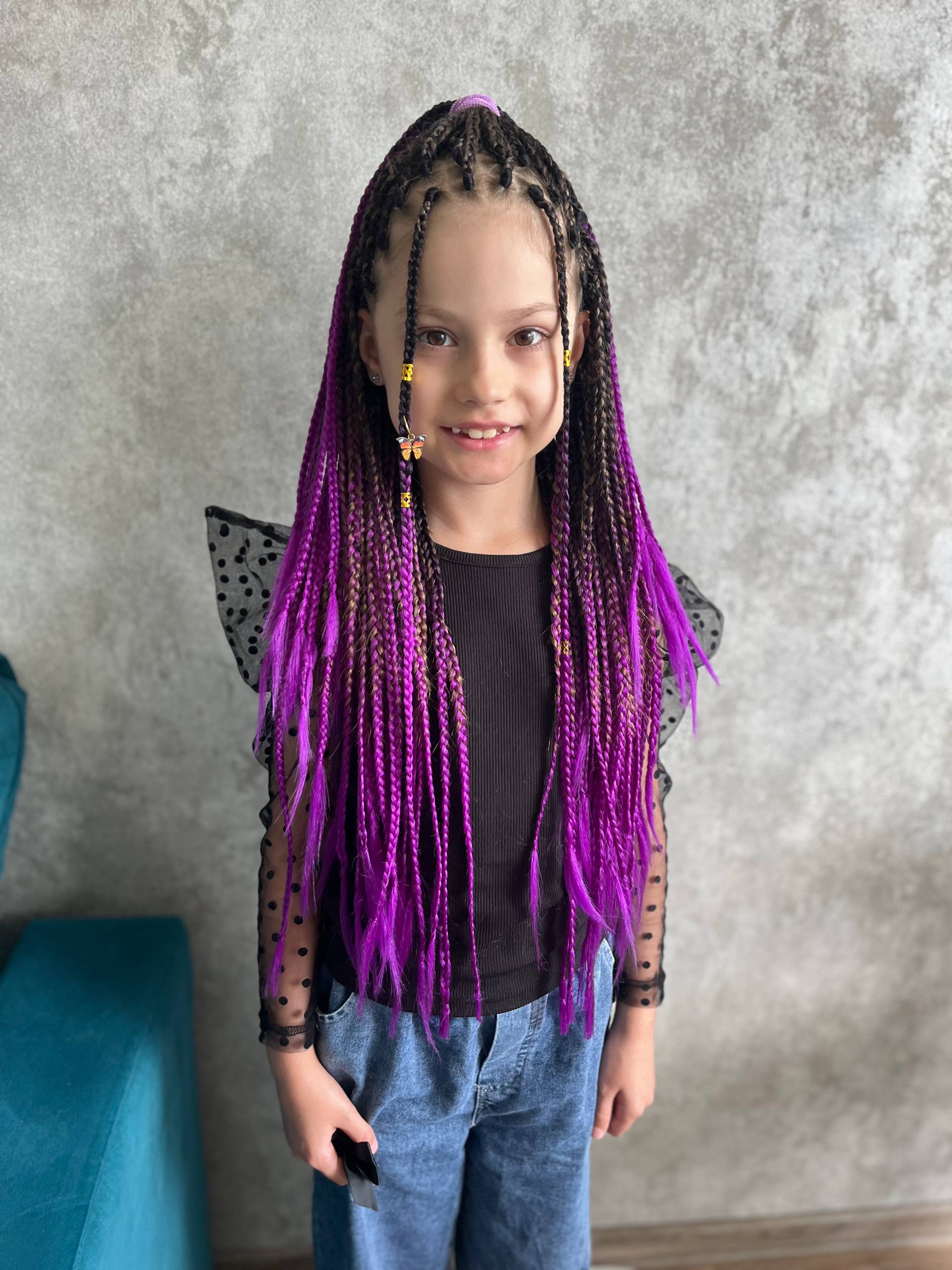 Afro braids for children aged 4–11, gallery photo 08
