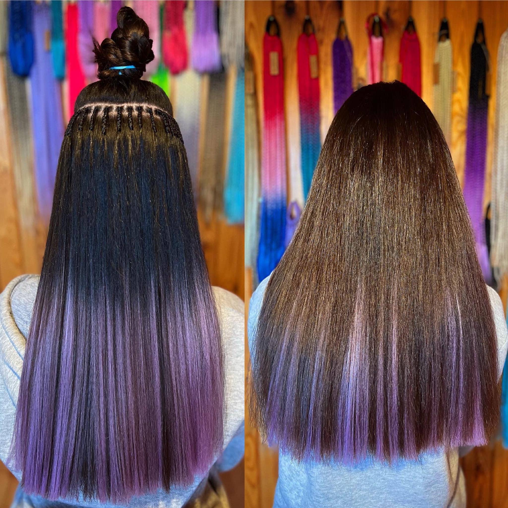 Colourful hair extensions, gallery photo 06